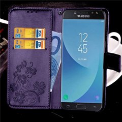 Чехол Clover для Samsung Galaxy J4 2018 / J400f книжка фиолетовый