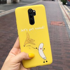Чехол Style для Xiaomi Redmi Note 8 Pro силиконовый бампер Желтый Banana