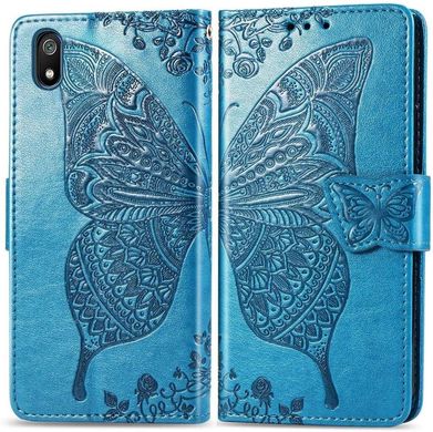 Чохол Butterfly для Xiaomi Redmi 7A книжка шкіра PU блакитний