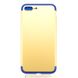Чехол GKK 360 для Iphone 7 Plus / 8 Plus Бампер оригинальный без выреза Gold-blue