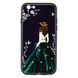 Чехол Glass-case для Iphone SE 2020 бампер накладка Green Dress