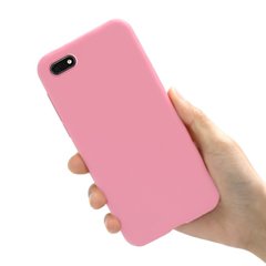 Чохол Style для Huawei Y5 2018 / Y5 Prime 2018 Бампер силіконовий рожевий