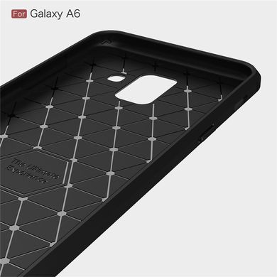 Чехол Carbon для Samsung A6 2018 / A600 бампер оригинальный Black