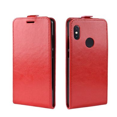 Чехол IETP для Xiaomi Redmi Note 6 Pro флип вертикальный кожа PU красный