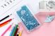 Чехол Glitter для Huawei Y6 Prime 2018 (5.7") Бампер Жидкий блеск Голубой
