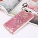 Чехол Glitter для Xiaomi Mi A1 / Mi 5x Бампер Жидкий блеск сердце розовый