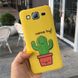 Чехол Style для Samsung J5 2015 / J500 Бампер силиконовый Желтый Cactus