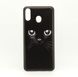 Чохол Print для Samsung Galaxy M20 силіконовий бампер black Cat