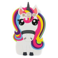 Чохол 3D Toy для Samsung Galaxy J7 2015 / J700 Бампер гумовий Unicorn Rainbow
