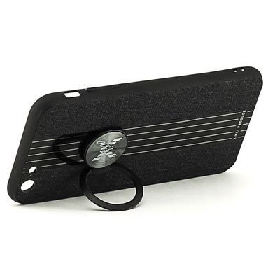 Чехол X-Line для Iphone 6 / 6s бампер накладка с подставкой Black