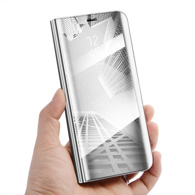 Чехол Mirror для Samsung Galaxy J5 2016 J510 книжка зеркальный Clear View Silver