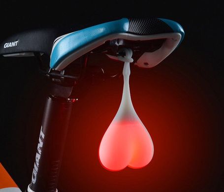 Габаритний ліхтар Bike Balls задній яйця для велосипеда Червоний