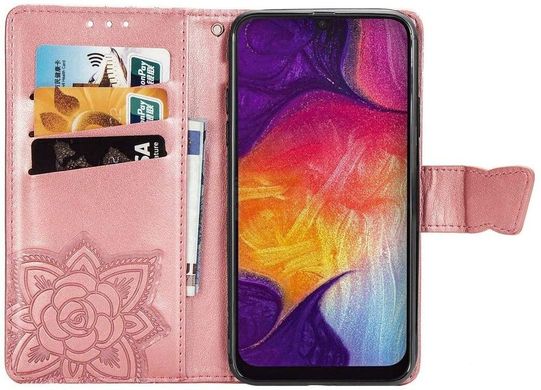 Чехол Butterfly для Samsung Galaxy A30S / A307 книжка кожа PU розовый