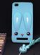 Чехол Funny-Bunny 3D для Xiaomi Redmi 4a Бампер резиновый голубой