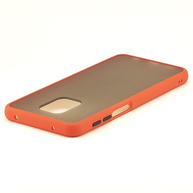 Чехол Matteframe для Xiaomi Redmi Note 9S бампер матовый противоударный Красный