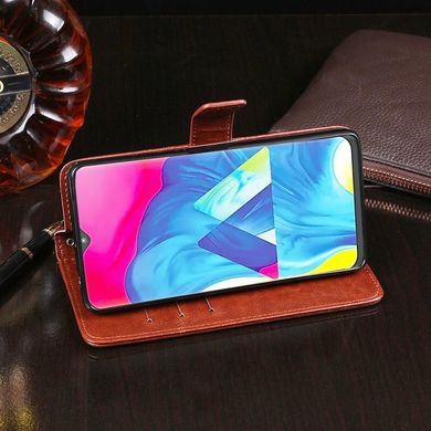 Чехол Idewei для Samsung Galaxy A10 2019 / A105 книжка кожа PU коричневый