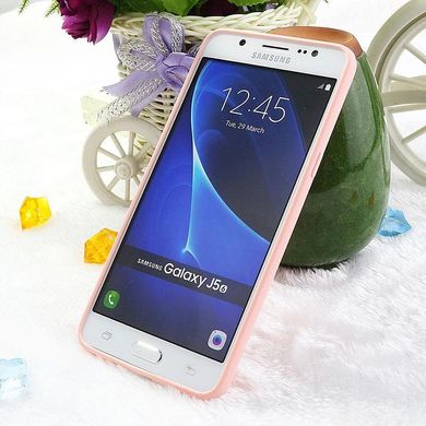 Чохол Style для Samsung J5 2016 / J510 Бампер силіконовий рожевий