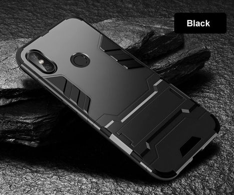 Чохол Iron для Xiaomi Redmi S2 броньований бампер Броня Black