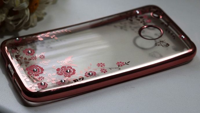 Чехол Luxury для Xiaomi Redmi 4X Ультратонкий Бампер Rose Gold