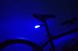 Велосипедный задний фонарь с лазером Robesbon мигалка с лазерной дорожкой Stars синий