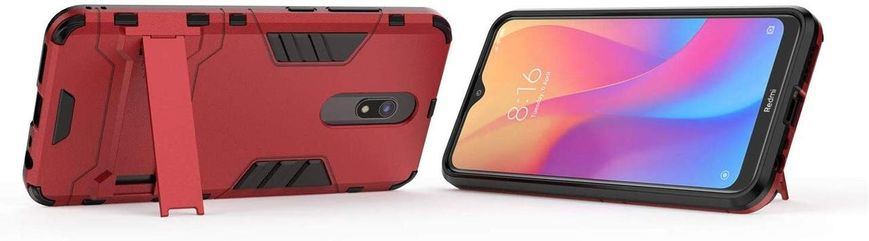 Чехол Iron для Xiaomi Redmi 8A Бампер противоударный Red
