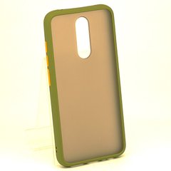 Чехол Matteframe для Xiaomi Redmi 8 бампер матовый противоударный Зеленый