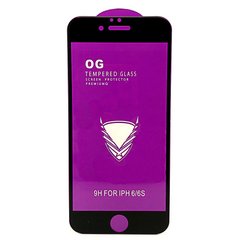 Защитное стекло OG 6D Full Glue для Iphone 6 / 6s черное