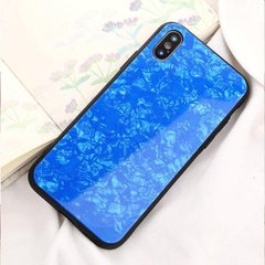 Чохол Marble для Iphone XS бампер мармуровий оригінальний Blue