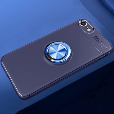 Чохол TPU Ring для Iphone SE 2020 бампер оригінальний з кільцем Blue