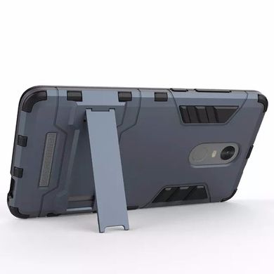 Чохол Iron для Xiaomi Redmi note 3 / note 3 pro броньований Бампер Броня dark blue