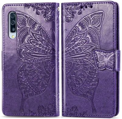 Чехол Butterfly для Samsung Galaxy A30S / A307 книжка кожа PU фиолетовый
