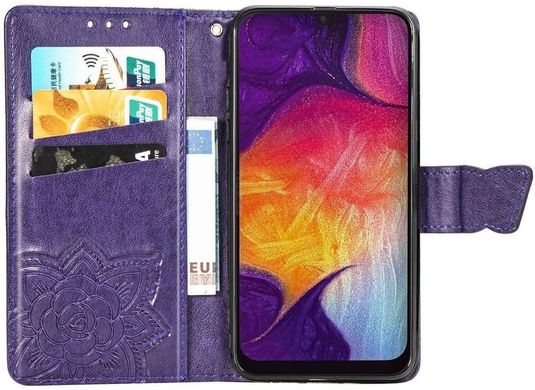 Чехол Butterfly для Samsung Galaxy A30S / A307 книжка кожа PU фиолетовый