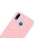 Чехол Marble для Huawei P Smart Plus / Nova 3i / INE-LX1 бампер мраморный оригинальный Розовый