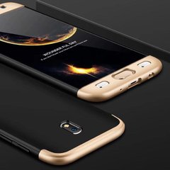 Чехол GKK 360 для Samsung J3 2017 J330 бампер оригинальный Black-Gold