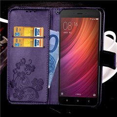 Чохол Clover для Xiaomi Redmi Note 4X / Note 4 Global книжка шкіра PU жіночий Purple