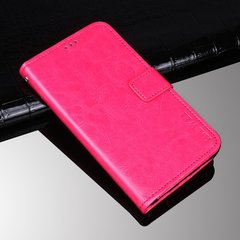 Чохол Idewei для Xiaomi Mi A2 / Mi 6x книжка шкіра PU малиновий