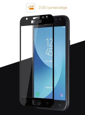 Защитное стекло Mocolo для Samsung J7 2017 / J730 полноэкранное черное