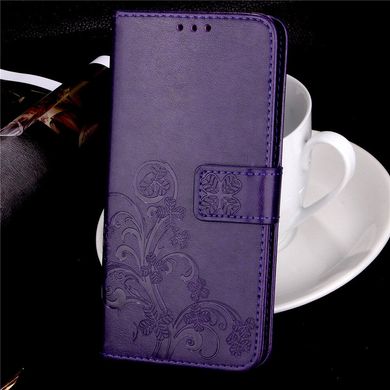 Чехол Clover для Xiaomi Redmi Note 4X / Note 4 Global книжка кожа PU женский Purple