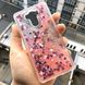Чехол Glitter для Xiaomi Redmi 4 Prime / Redmi 4 Pro / 3/32 бампер Жидкий блеск Розовый