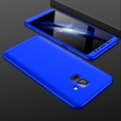 Чохол GKK 360 для Samsung A8 Plus / A730F бампер накладка Blue