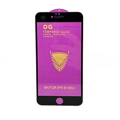 Защитное стекло OG 6D Full Glue для Iphone 6 Plus / 6s Plus полноэкранное черное