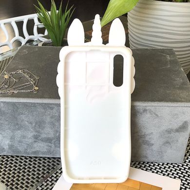 Чехол 3D Toy для Samsung Galaxy A30s 2019 / A307F бампер резиновый Единорог White