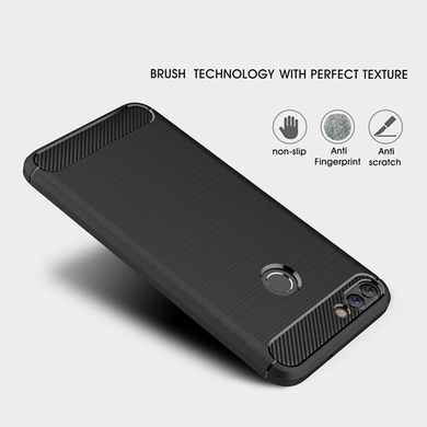 Чохол Carbon для Huawei P Smart / FIG-LX1 / FIG-LA1 бампер оригінальний Black