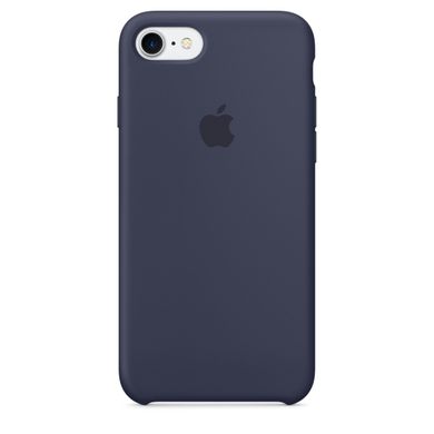 Чехол Silicone Сase для Iphone 7 / Iphone 8 бампер накладка Midnight Blue