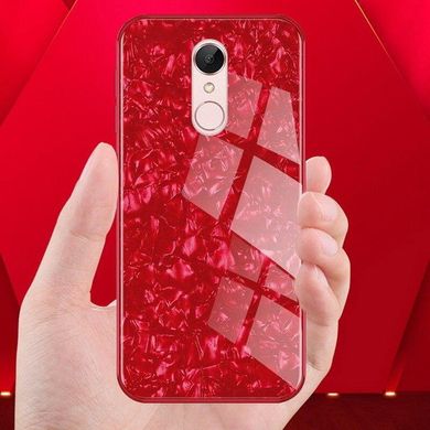 Чехол Marble для Xiaomi Redmi 5 бампер мраморный оригинальный Красный