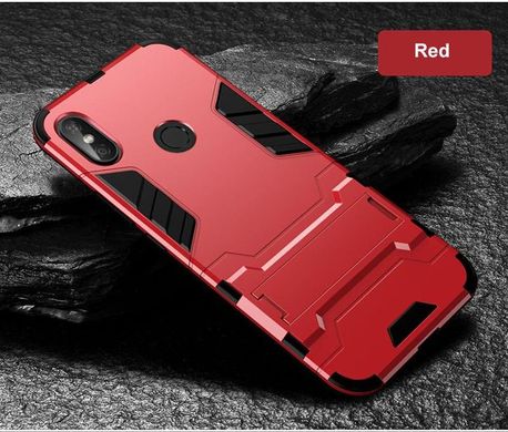 Чехол Iron для Xiaomi Redmi Note 5 / Note 5 Pro Global бронированный Бампер Броня Red