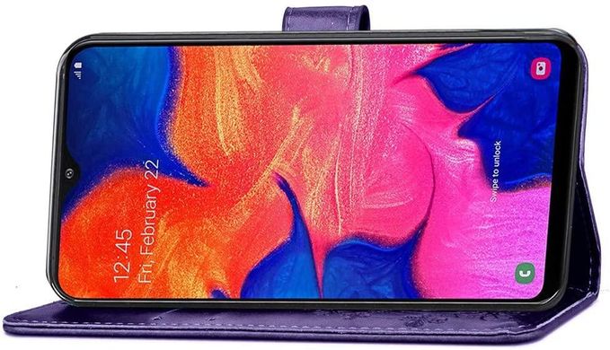 Чехол Clover для Samsung Galaxy M10 2019 / M105F книжка кожа PU фиолетовый