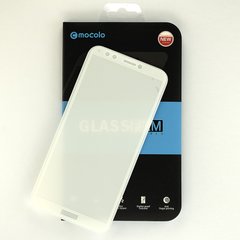 Защитное стекло Mocolo 5D для Honor 7C Pro 5.99" полноэкранное белое