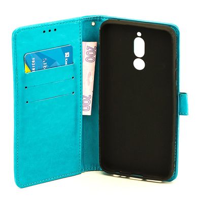 Чехол Idewei для Xiaomi Redmi 8 книжка кожа PU голубой