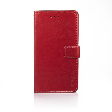 Чехол Idewei для Samsung Galaxy A8 Plus 2018 / A730F книжка кожа PU красный